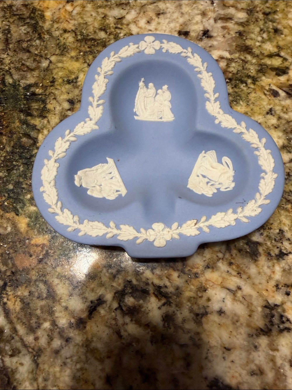 Wedgwood Blue Jasperware Trinket Dish